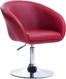 Poltrona da Bar Sgabello Girevole con Schienale Braccioli Imbottita