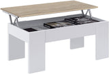 Tavolino da salotto Low Cost, tavolo da pranzo colore Rovere Canadese 