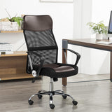 Sedia/Poltrona Ufficio Scrivania Ergonomica Girevole in Tessuto Traspirante