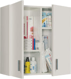  Mobile Multiuso, Bianco, Melamina 59X26,5X60 H cm,