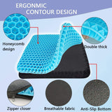 Cuscino gel Elastico per Il Sostegno del Sedile Fresco e Traspirante