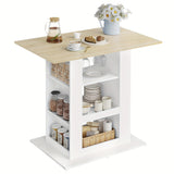 Tavolo Da Pranzo Armadio Integrato Barra Di Stoccaggio Multifunzionale Cucina