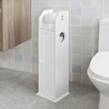 Piantana portarotolo e portascopino 2 in 1 Mobile bagno