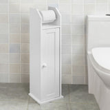 Piantana portarotolo e portascopino 2 in 1 Mobile bagno