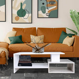 Tavolino Divano Tavolo Caffè da Salotto Rettangolare Design Moderno in Legno