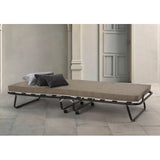 Brandina letto pieghevole ruote e doghe con materasso 80x180 cm