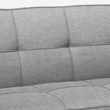 Divano letto in tessuto con porta USB e gambe in metallo design Astralis