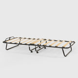 Brandina letto pieghevole ruote e doghe con materasso 80x180 cm