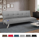 Divano letto in tessuto con porta USB e gambe in metallo design Astralis