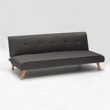 Divano letto in tessuto 2 posti per salotto e soggiorno design Larimar