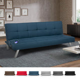 Divano letto in tessuto con porta USB e gambe in metallo design Astralis