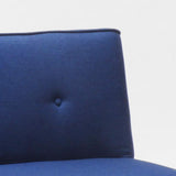Divano letto in tessuto 2 posti per salotto e soggiorno design Larimar
