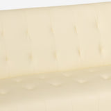 Divano letto 2 posti in similpelle reclinabile design moderno