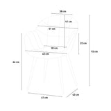 Sedia poltrona design cucina studio Finch