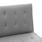 Divano letto 3 posti similpelle per casa e locali pubblici pronto letto