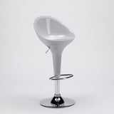 Sgabello bar e cucina con penisola cromato girevole San Diego Design moderno