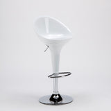 Sgabello bar e cucina con penisola cromato girevole San Diego Design moderno