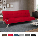 Divano letto in tessuto con porta USB e gambe in metallo design Astralis