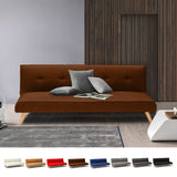 Divano letto in tessuto 2 posti per salotto e soggiorno design Larimar