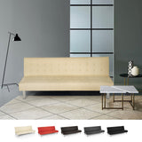 Divano letto 2 posti in similpelle reclinabile design moderno