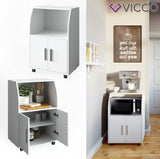 Vicco Armadio da cucina armadio per il microonde Credenza Elio su rotelle