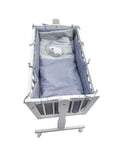 Vicco Letto Carrello da soggiorno Lettino da accostare + 9 accessori bebè Culla Bambini