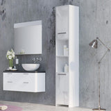 Armadio complementare VICCO scaffale per lavatrice mobile da bagno armadio