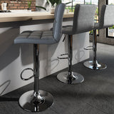 Sgabello da bar grigio Set di 2