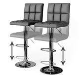 Sgabello da bar grigio Set di 2