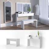 Coiffeuse Azur sgabello tavolino toilette tavolino Viola