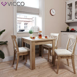 Tavolo da cucina Namos 80x80cm sonoma piccolo quadrato Vicco