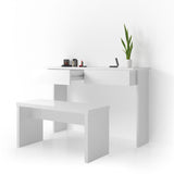 Coiffeuse Azur sgabello tavolino toilette tavolino Viola