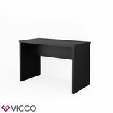Vicco Sgabello per toeletta panchina Panca Cassettiera Specchio 70 cm Nero