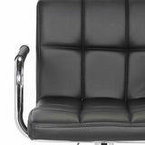 Set Sgabelli Cucina Seduta Pelle Imbottita Sgabello