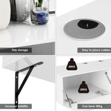 Mobile TV a parete Armadietto TV con 2 Ante Mobiletto Porta TV per Soggiorno