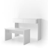 Coiffeuse Azur sgabello tavolino toilette tavolino Viola