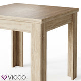 Tavolo da cucina Namos 80x80cm sonoma piccolo quadrato Vicco