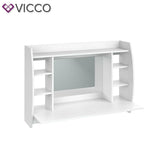 VICCO Toeletta Trucco Tavolo MAX Cosmetici Tavolino Specchio bianco
