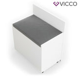  Vicco Toeletta da trucco Klara bianco incl. Specchio Panchina Cassettone porta