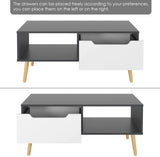 Tavolino da caffè con 1 Cassetto 1 Ripiano