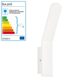 Lampada Parete da Illuminazione Pavimento Faretto Muro Metallo Bianco