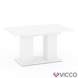 Vicco Tavolo da pranzo DIX 90 x 140cm - 180 cm Tavolo per sala da pranzo