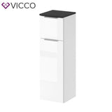 VICCO Scaffale per bagno OTIS Bianco Scaffale alto Credenza di base per lavabo C