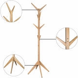 Appendiabiti da Terra per Ingresso in Legno