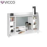 VICCO Toeletta Trucco Tavolo MAX Cosmetici Tavolino Specchio bianco