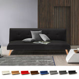 Divano letto in tessuto 2 posti per salotto e soggiorno design Larimar