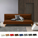 Divano letto in tessuto 2 posti per salotto e soggiorno design Larimar