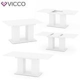 Vicco Tavolo da pranzo DIX 90 x 140cm - 180 cm Tavolo per sala da pranzo