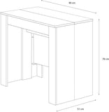 Tavolo consolle allungabile 10 posti salvaspazio multiposizione