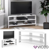 Vicco Credenza bassa Angolo Credenza per TV Scaffale PIT Tavolo porta-tv